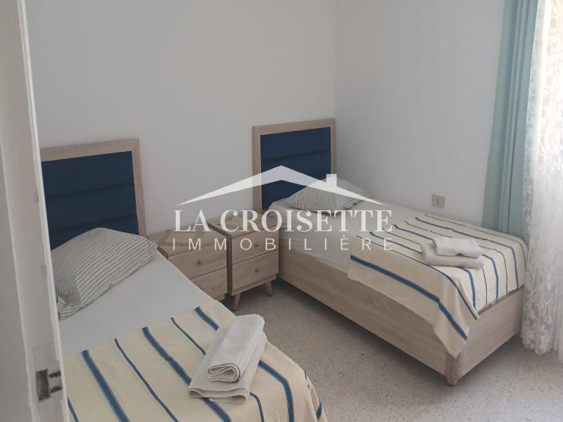 Rez-de-chaussée de villa S+2 meublé à La Marsa